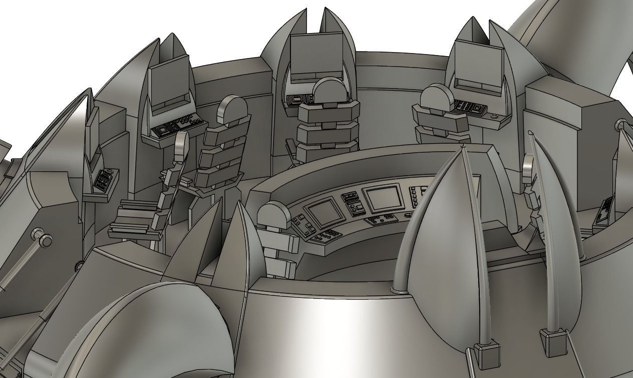 CIS command center 3D print model_1