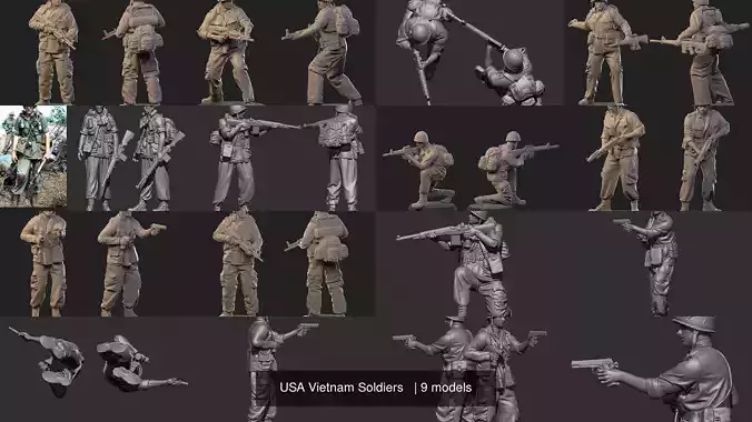 USA Vietnam Soldiers  
