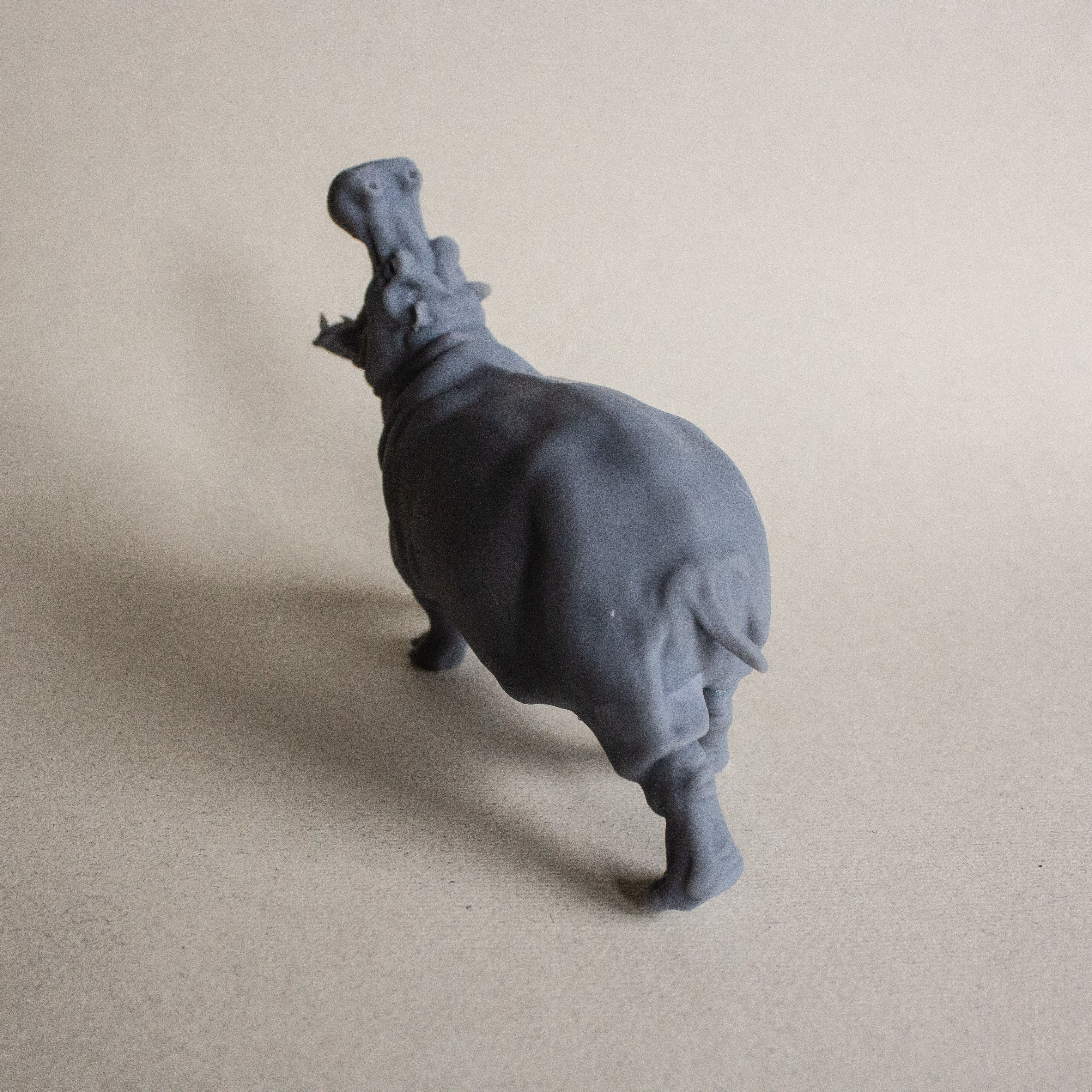 Angry Hippo for 3D printing 3D print model_4