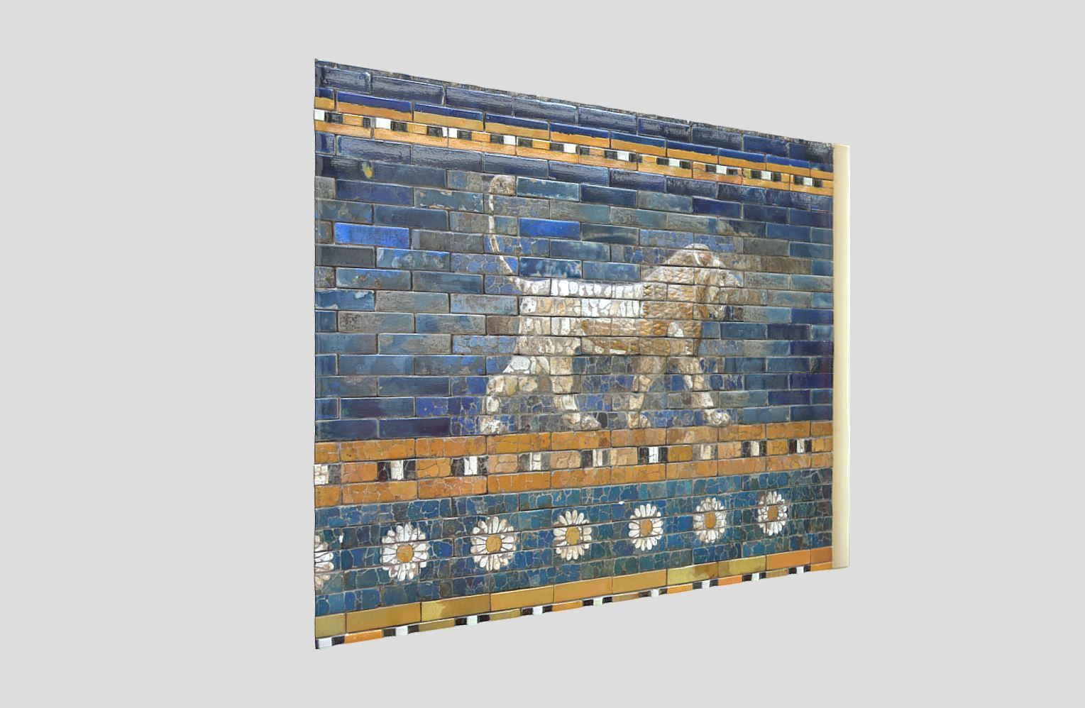  Babylon- Lion-Ishtar Gate Low-poly 3D model_1