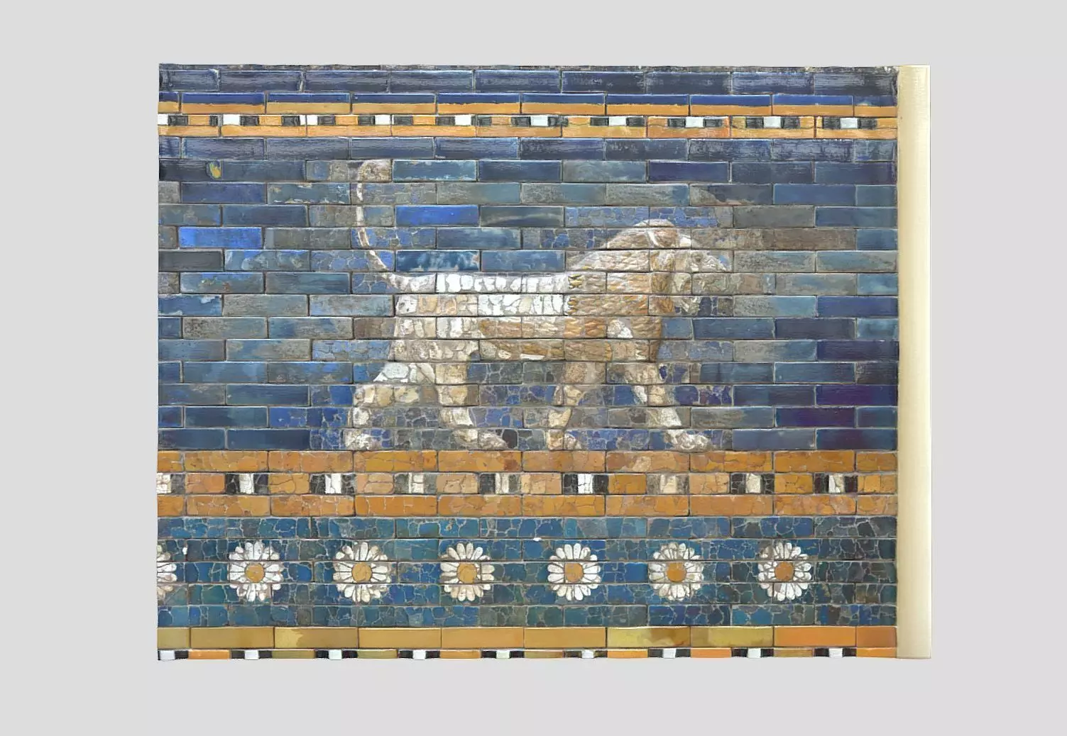  Babylon- Lion-Ishtar Gate Low-poly 3D model_0