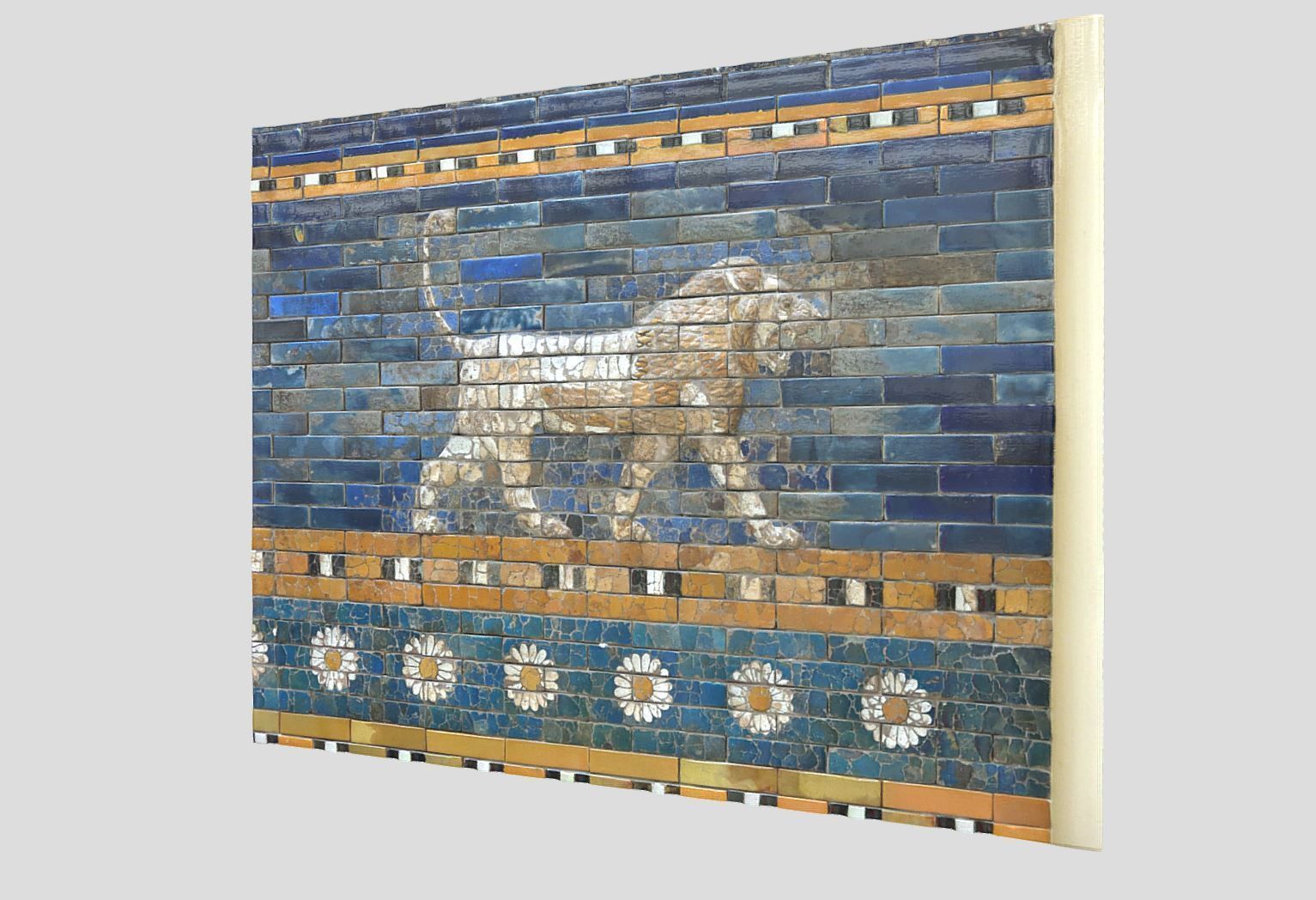  Babylon- Lion-Ishtar Gate Low-poly 3D model_2