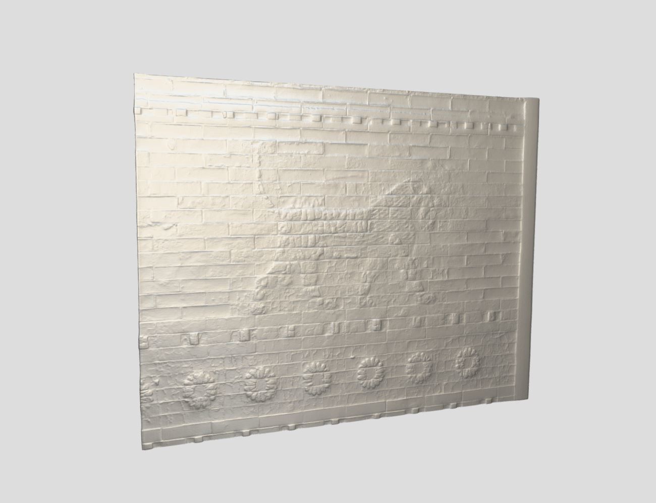  Babylon- Lion-Ishtar Gate Low-poly 3D model_9