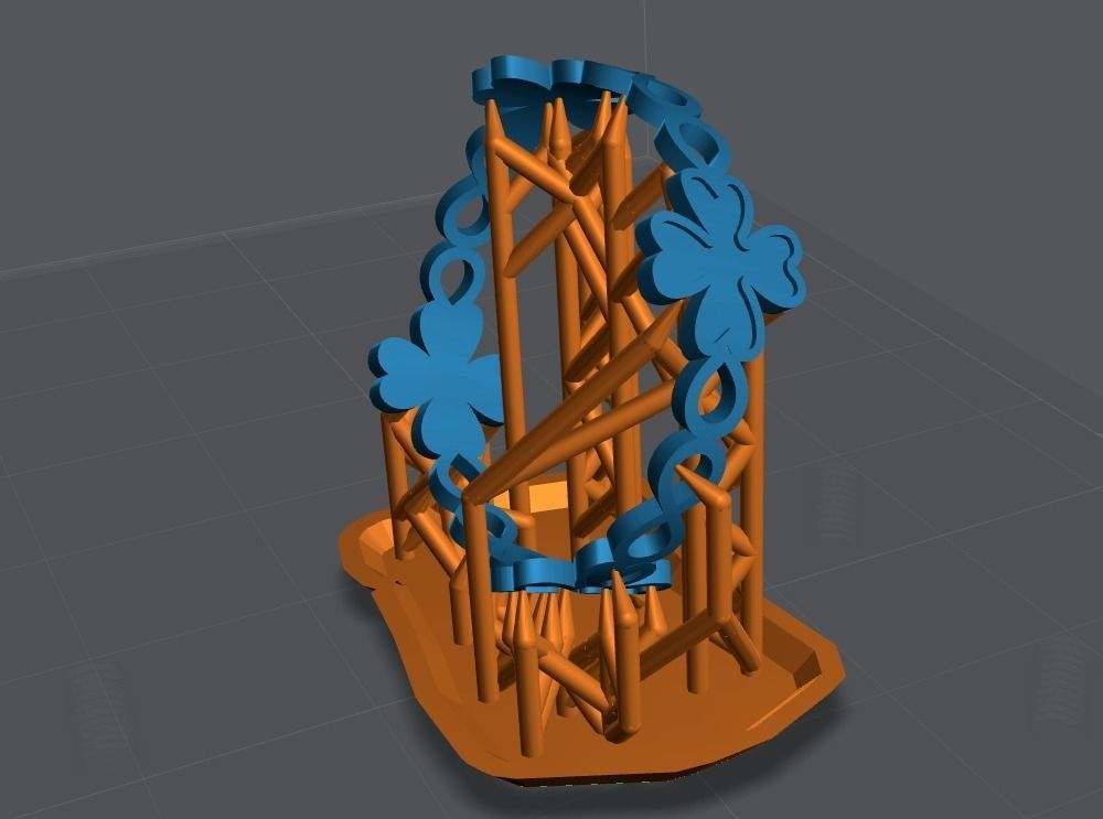 Lucky Ring Multi size 3D print model_7