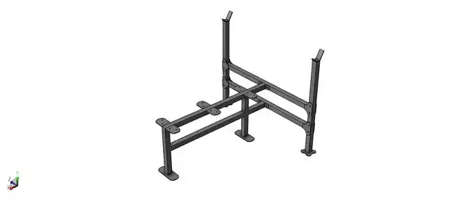 Chest bench for training 3D model