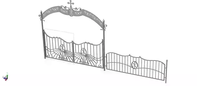 Saints door and gate 