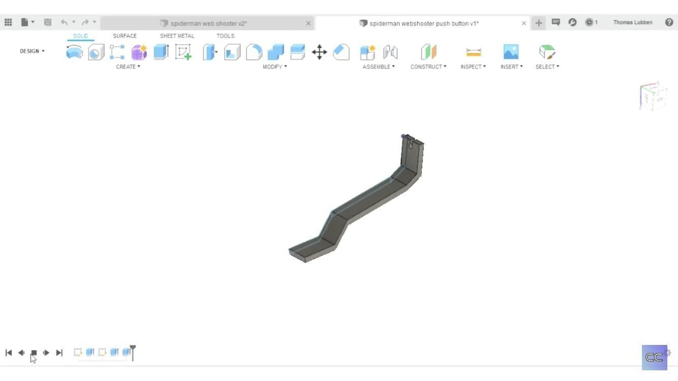 Spiderman Webshooter STL 3D print model_2