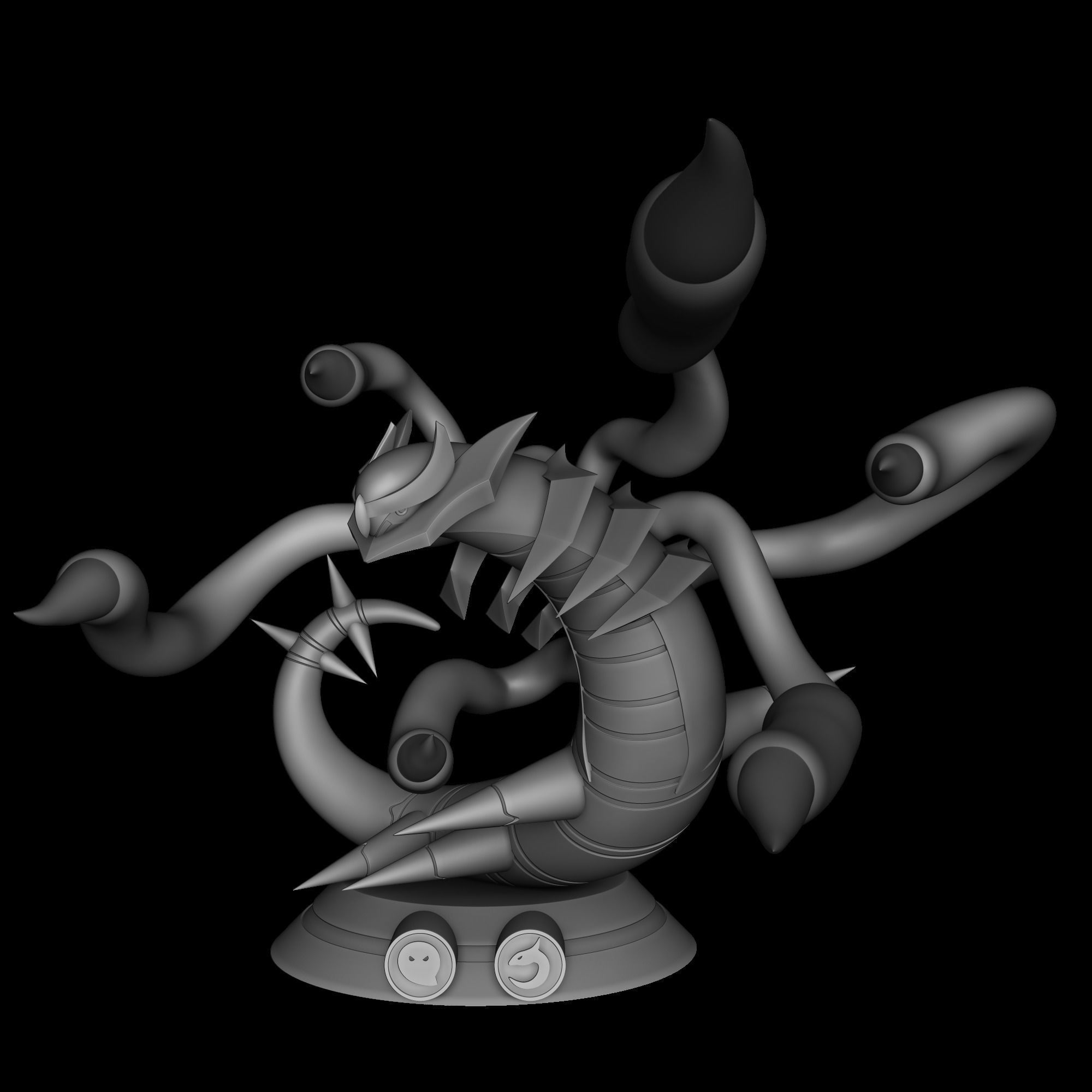 Giratina origin form - Pokemon 3D print model_1