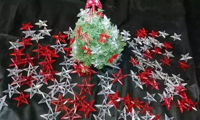 Star Clip for Christmas tree 3D print model