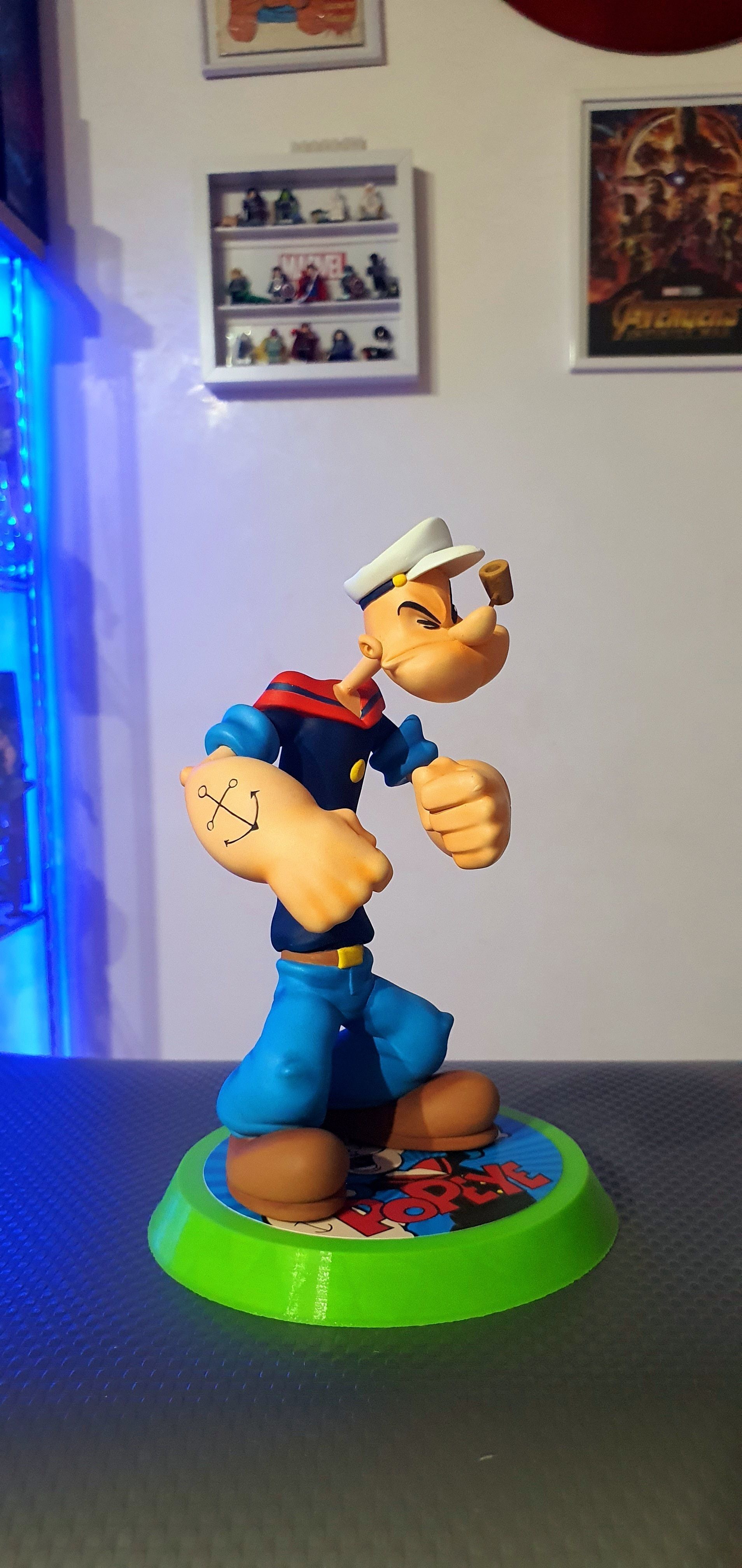 Popeye the Sailor Man Braccio di Ferro 3D print model_26