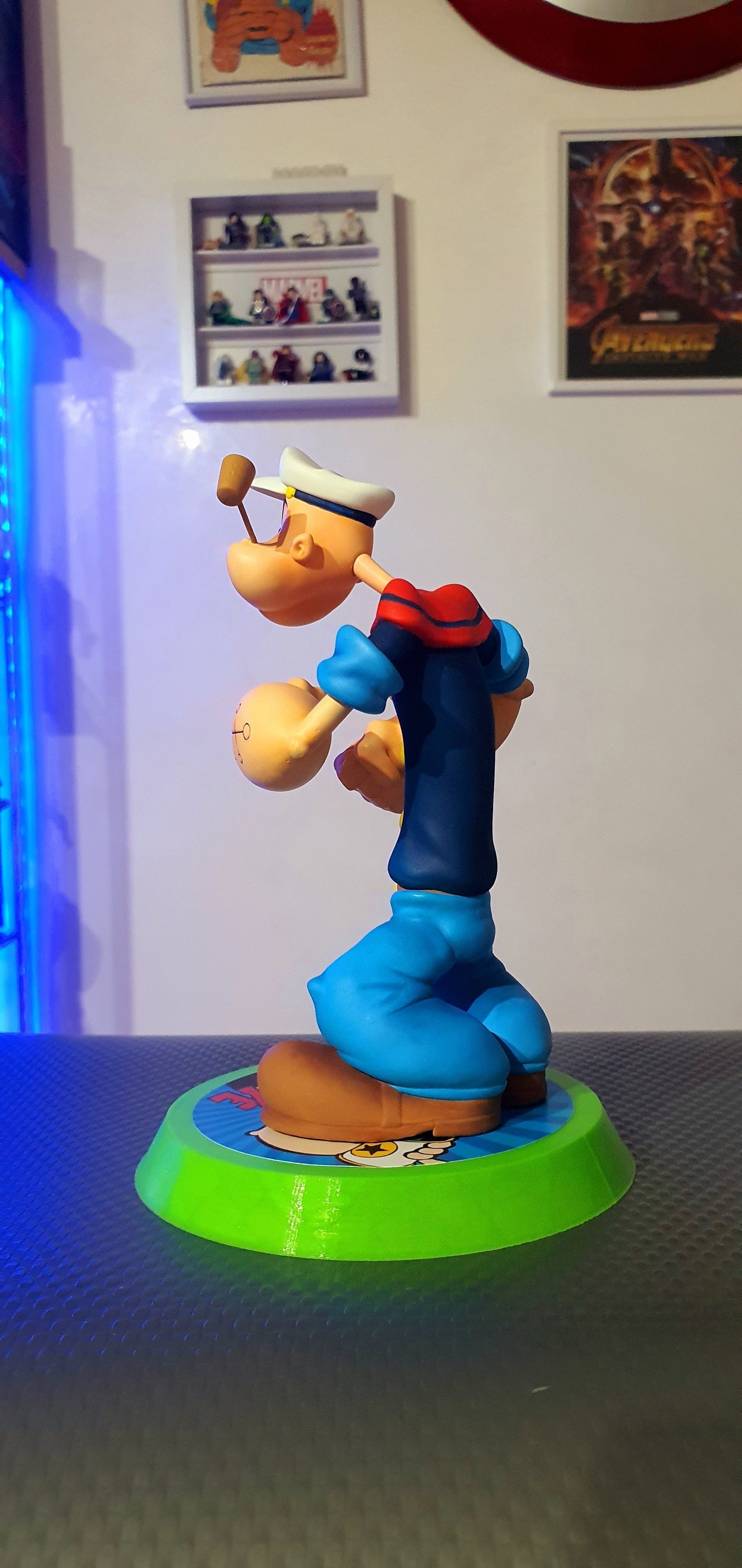 Popeye the Sailor Man Braccio di Ferro 3D print model_35