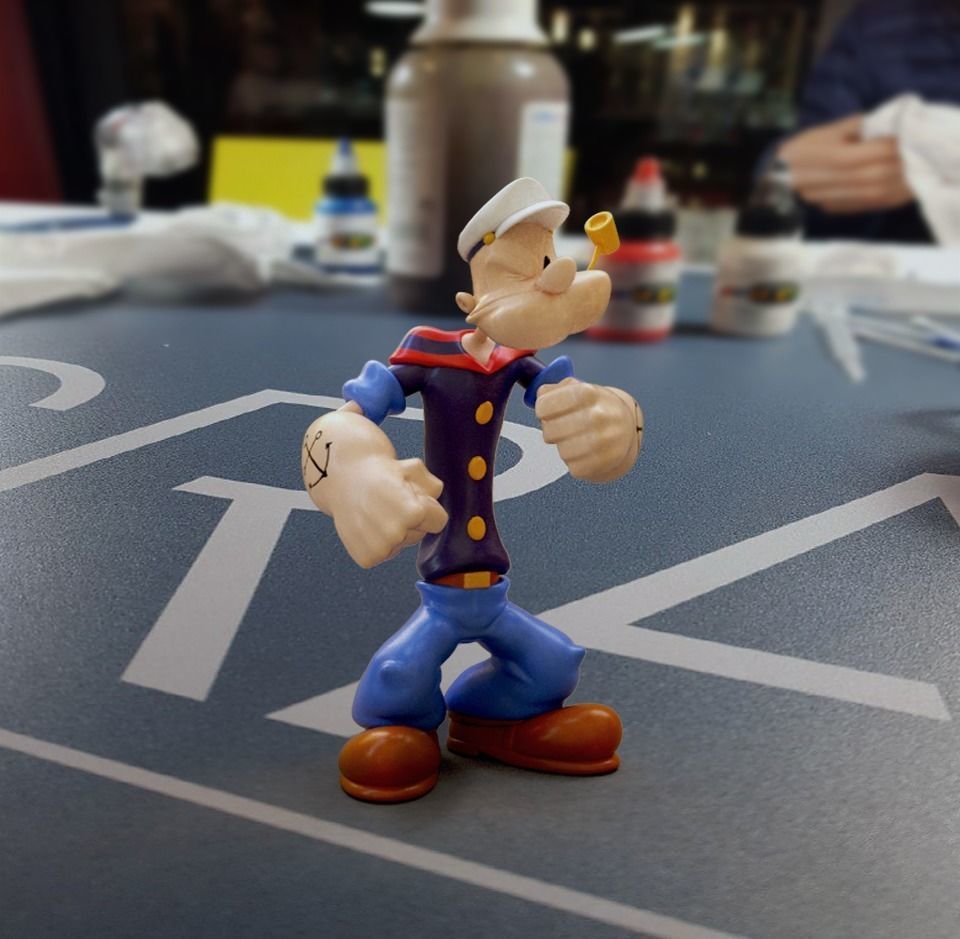 Popeye the Sailor Man Braccio di Ferro 3D print model_10