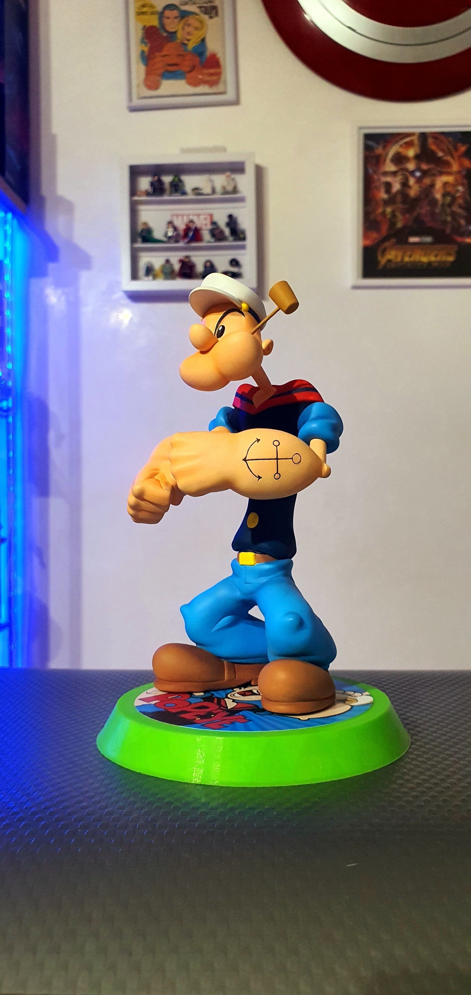 Popeye the Sailor Man Braccio di Ferro 3D print model_27