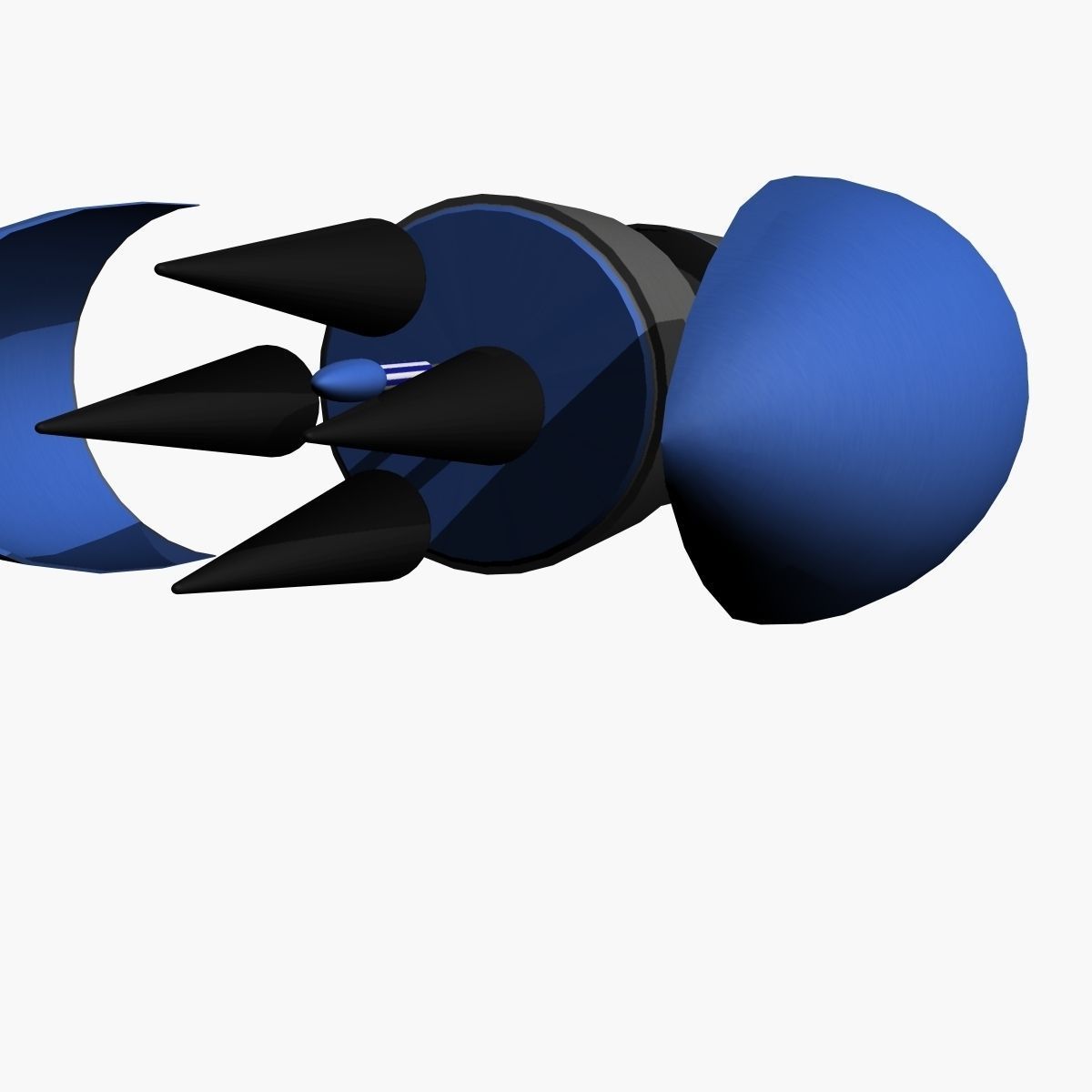 JL-2 Ballistic Missile 3D model_7