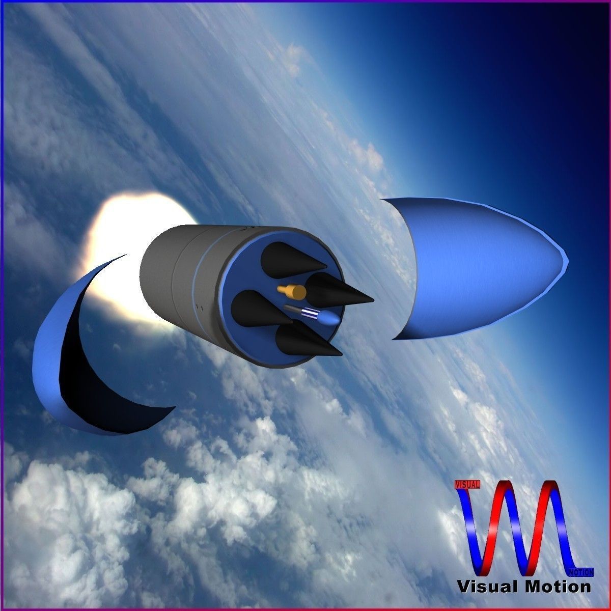 JL-2 Ballistic Missile 3D model_2