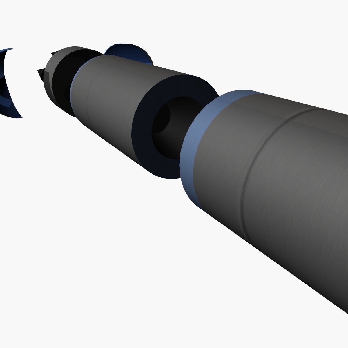 JL-2 Ballistic Missile 3D model_8