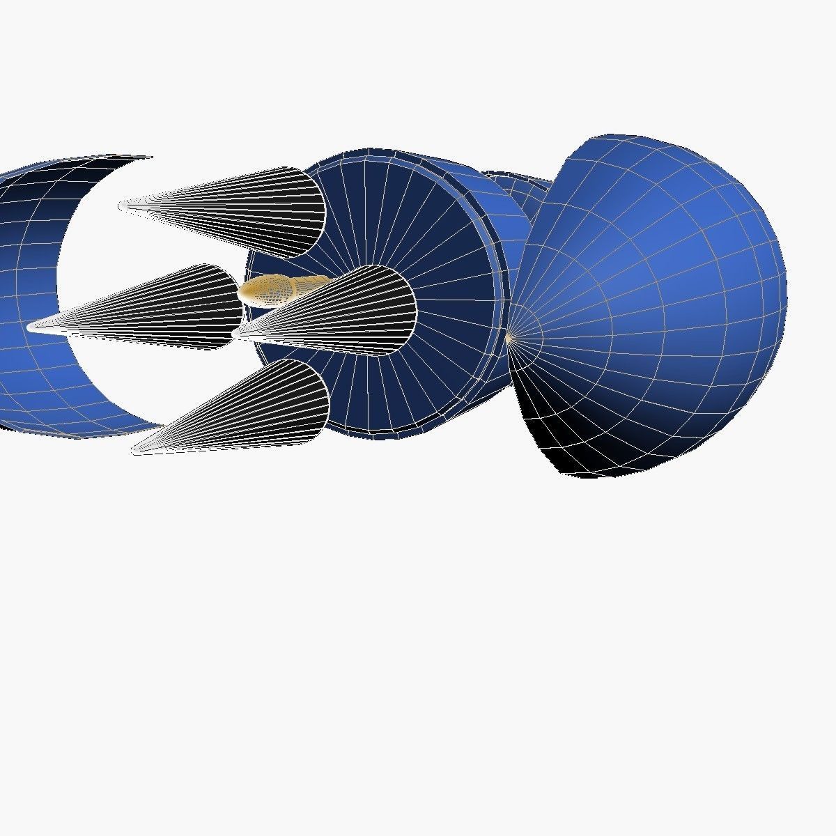 JL-2 Ballistic Missile 3D model_11