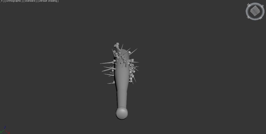 Weapon pack Low-poly 3D model_44