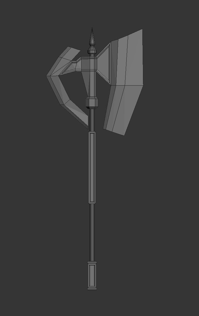 Weapon pack Low-poly 3D model_11