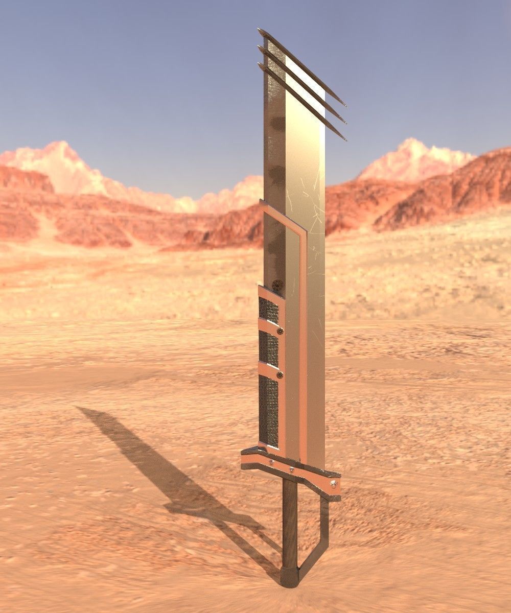 Weapon pack Low-poly 3D model_41