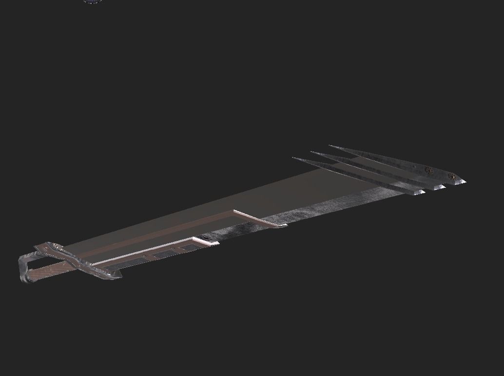 Weapon pack Low-poly 3D model_37