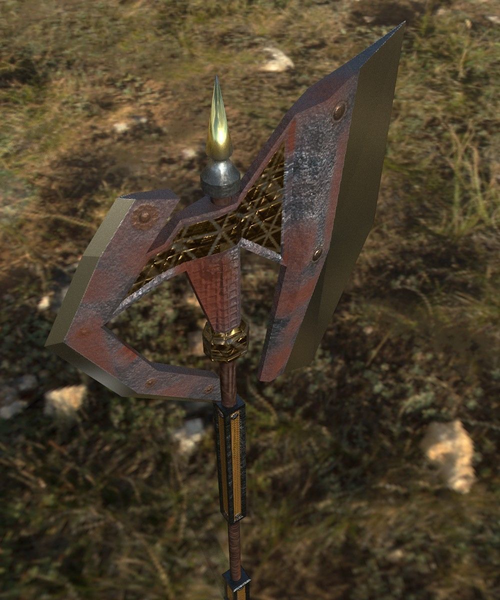 Weapon pack Low-poly 3D model_20