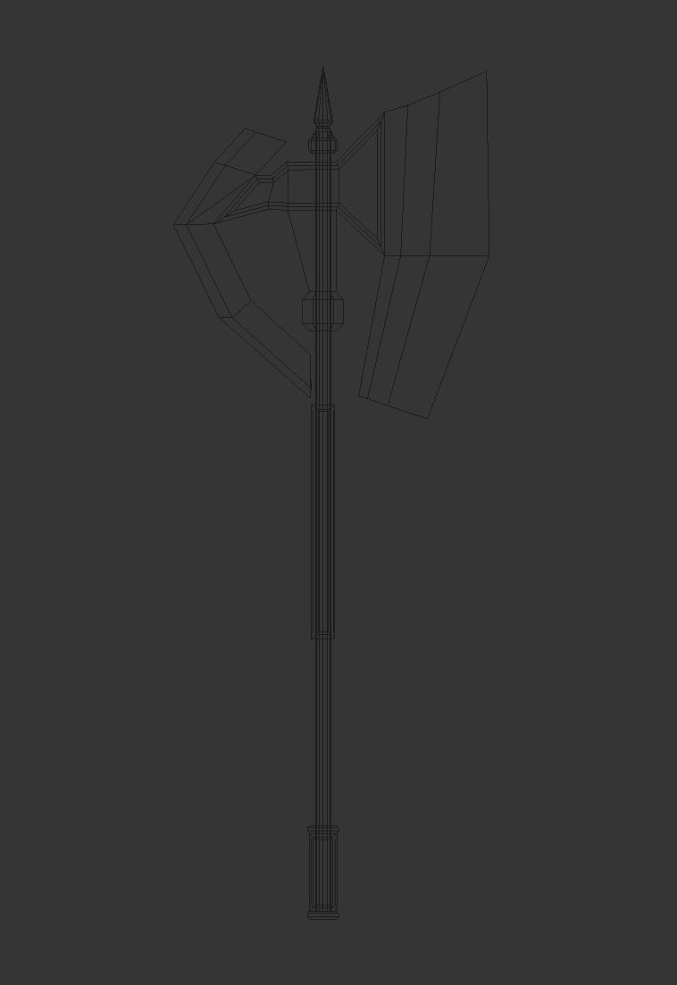 Weapon pack Low-poly 3D model_15