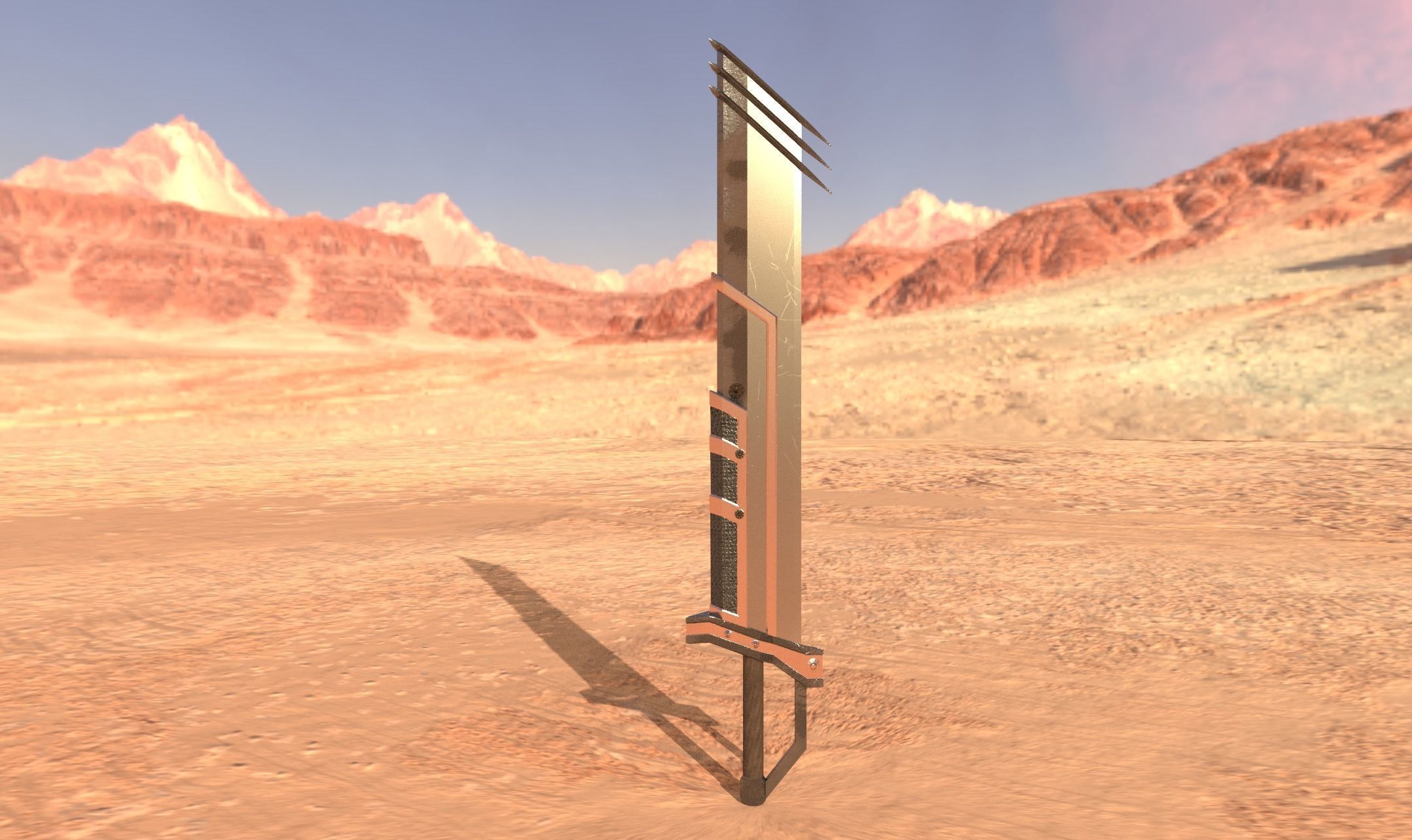 Weapon pack Low-poly 3D model_2