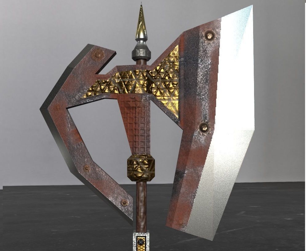 Weapon pack Low-poly 3D model_32