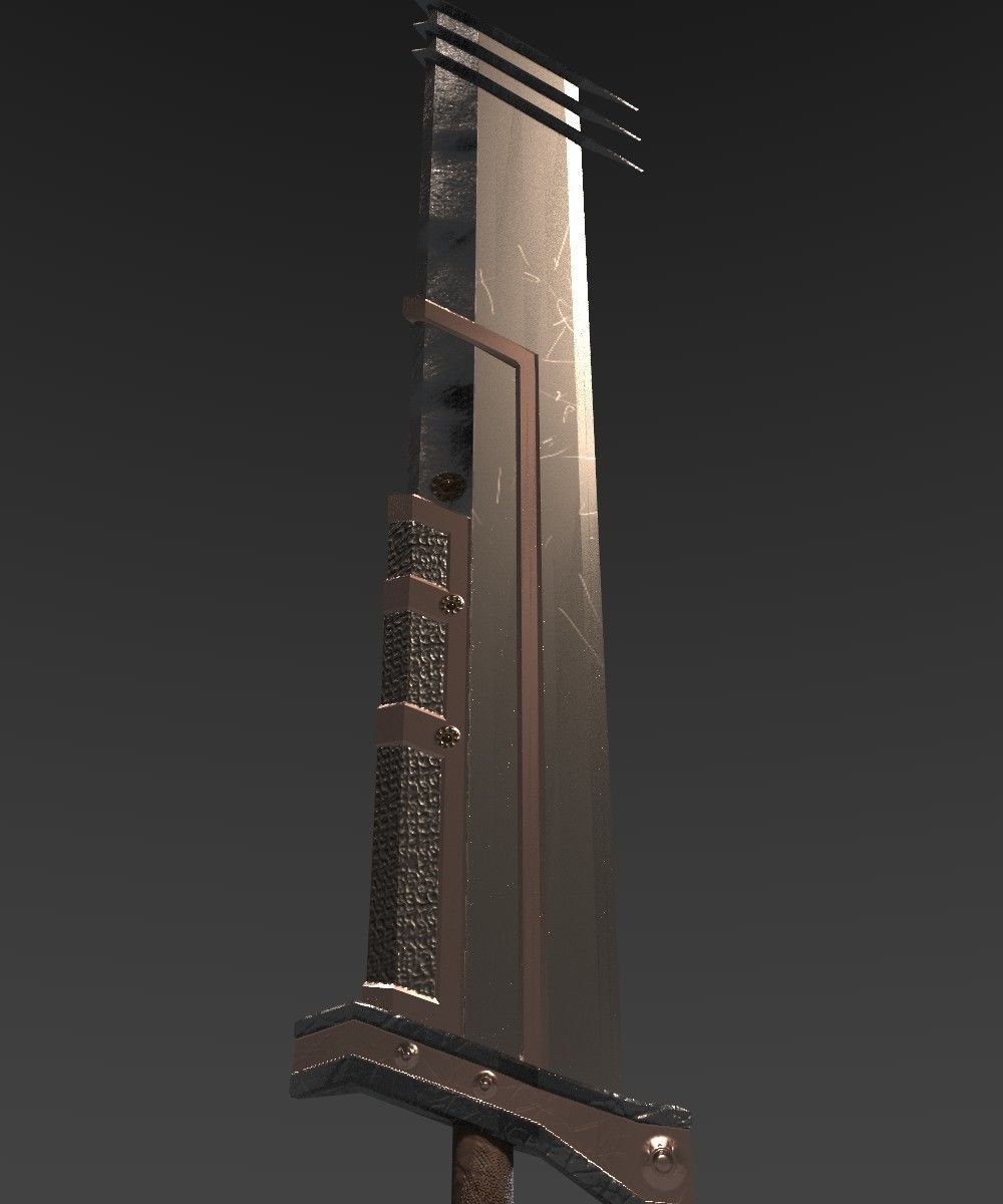 Weapon pack Low-poly 3D model_7