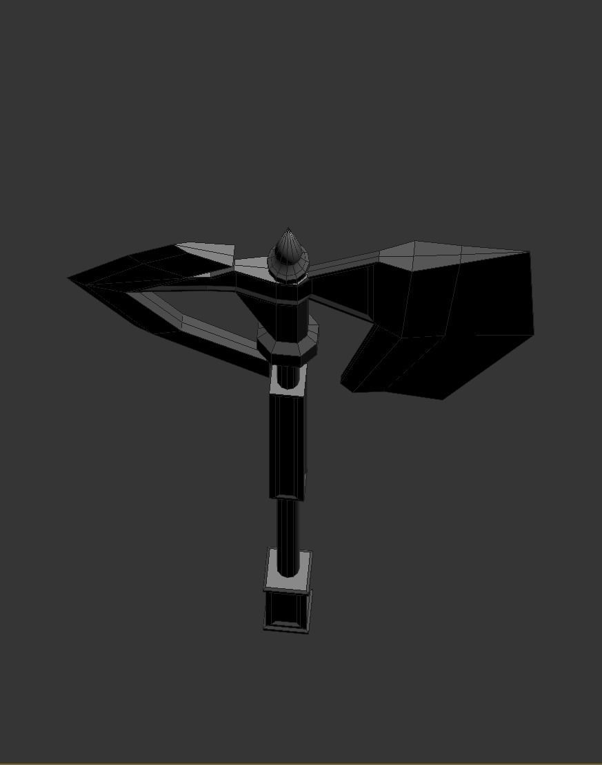 Weapon pack Low-poly 3D model_13