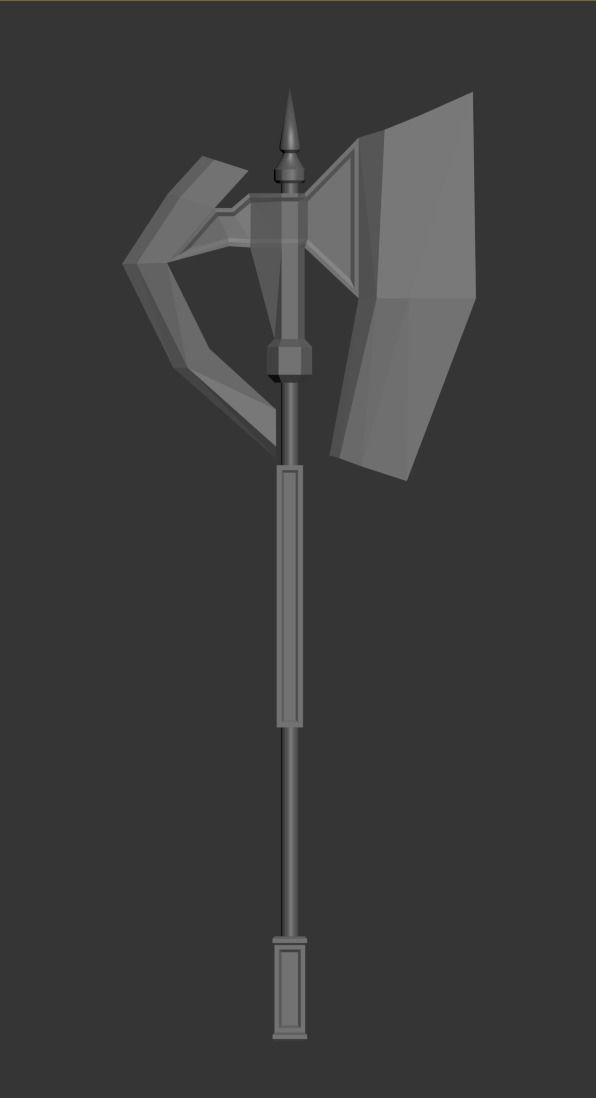Weapon pack Low-poly 3D model_14