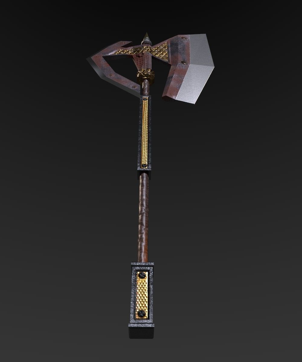 Weapon pack Low-poly 3D model_22