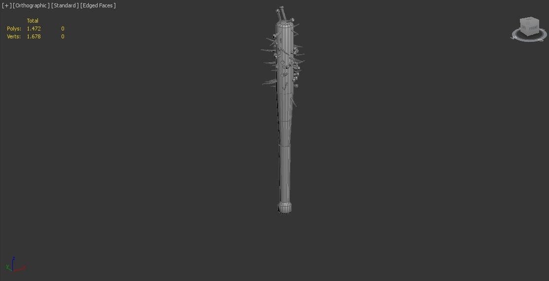 Weapon pack Low-poly 3D model_34