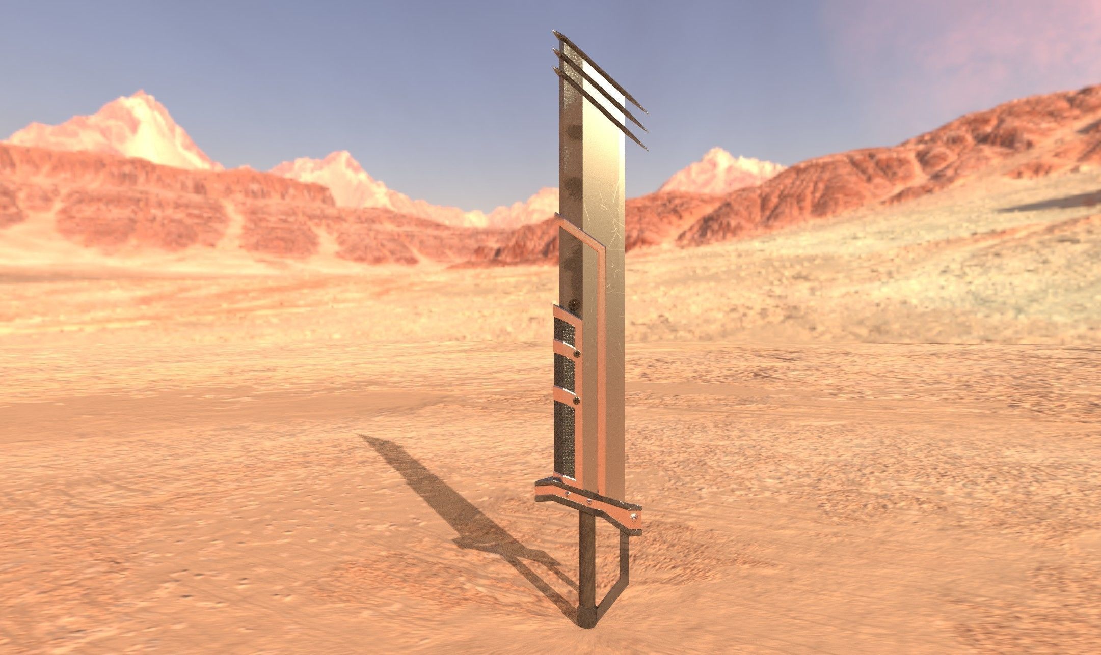 Weapon pack Low-poly 3D model_1