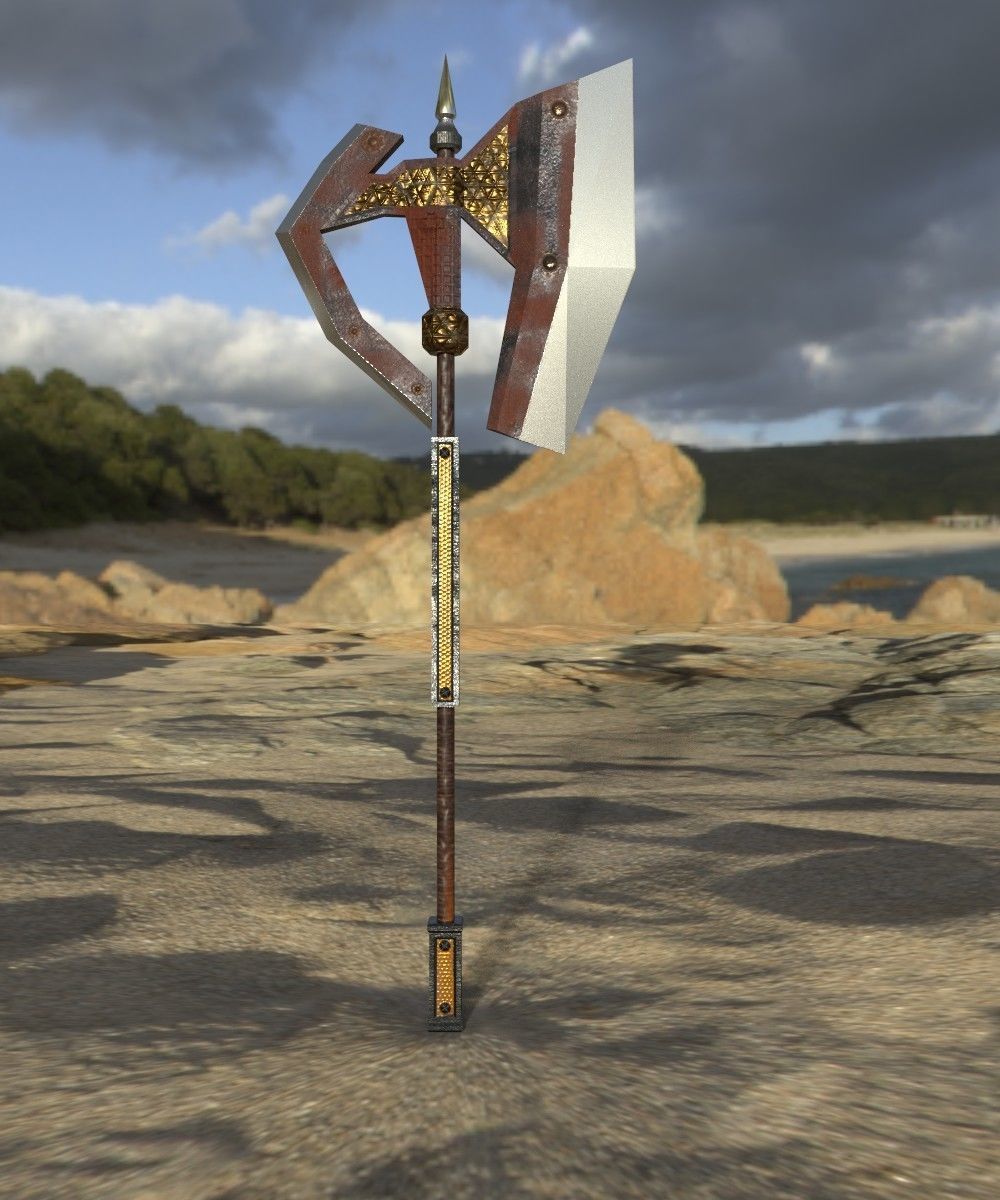 Weapon pack Low-poly 3D model_24