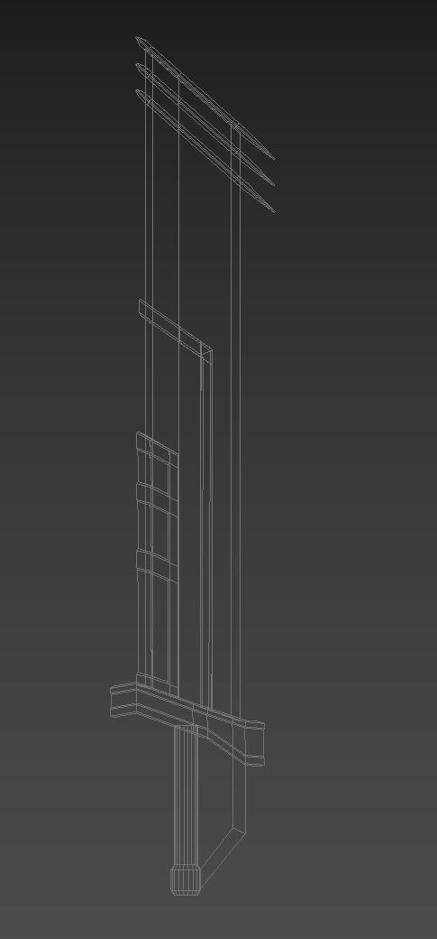 Weapon pack Low-poly 3D model_42