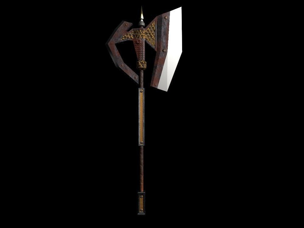 Weapon pack Low-poly 3D model_31