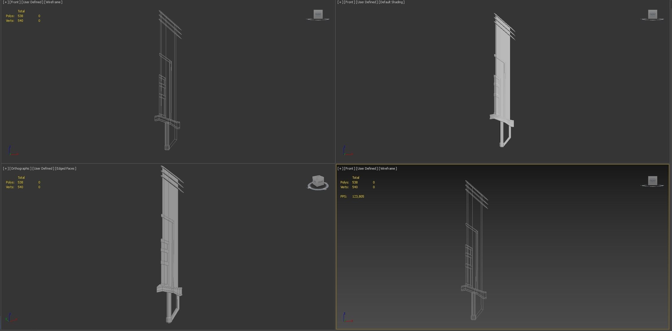 Weapon pack Low-poly 3D model_40