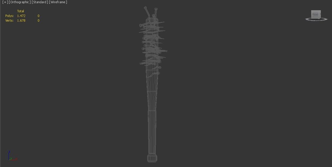 Weapon pack Low-poly 3D model_30
