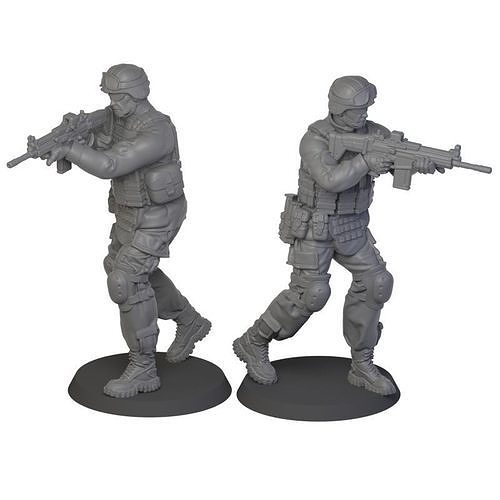 USA modern Soldier  3D print model