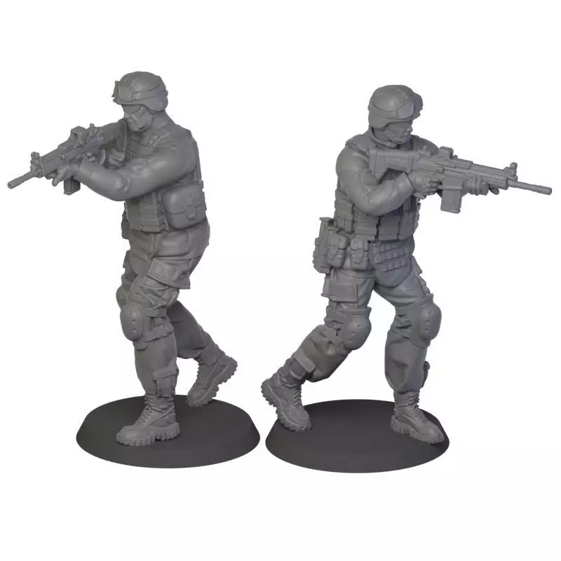 USA modern Soldier  3D print model_0
