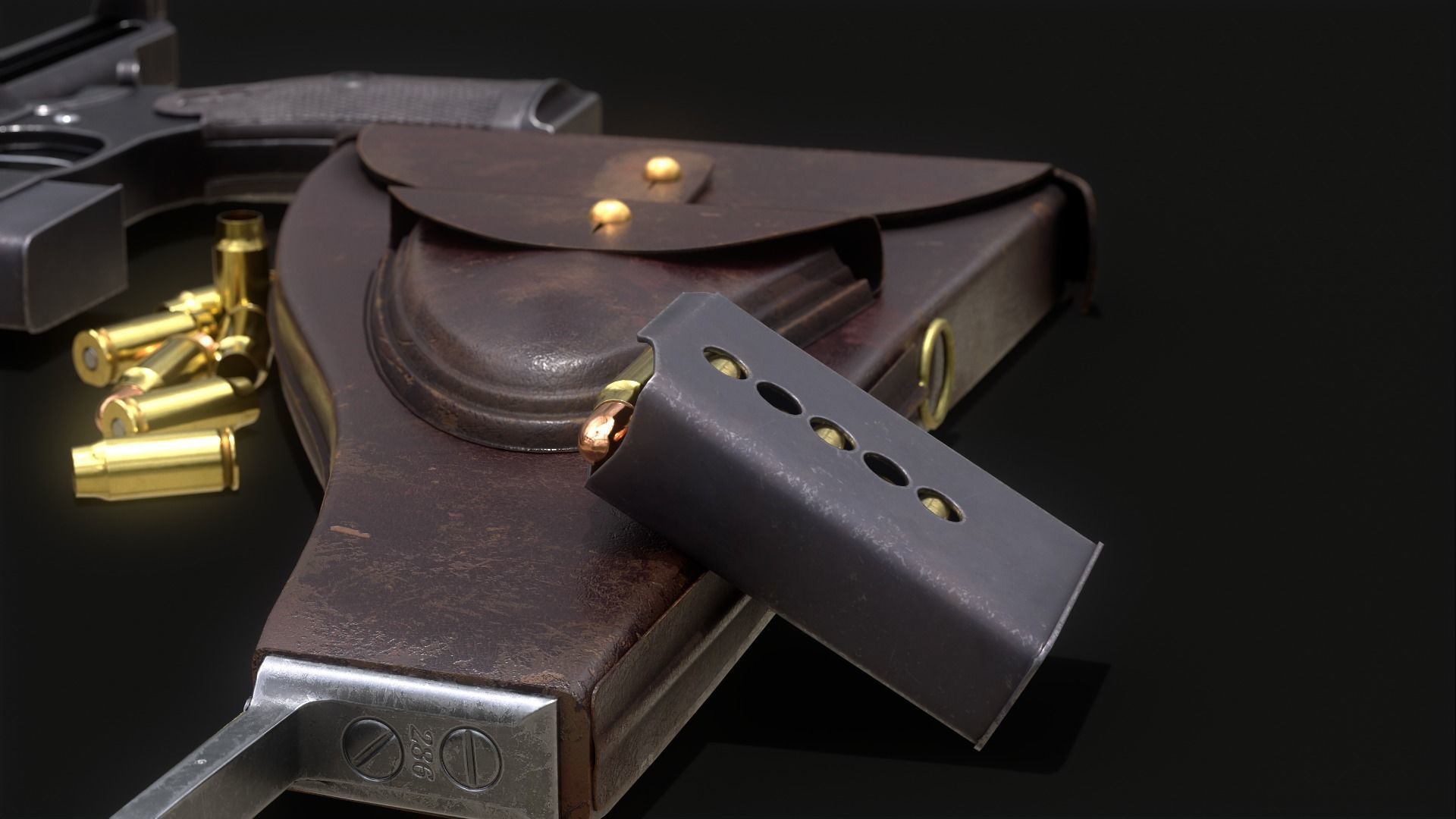 Bergmann No5  Low-poly 3D model_25