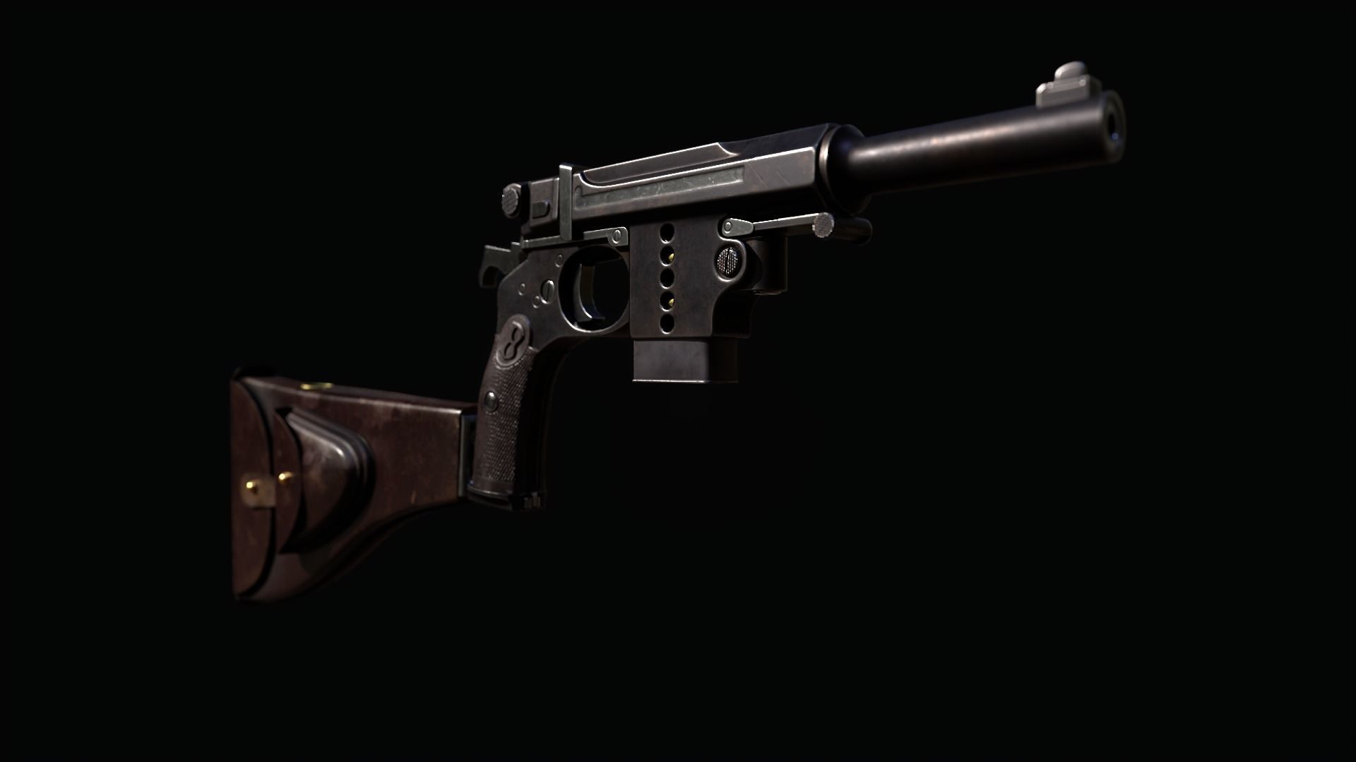 Bergmann No5  Low-poly 3D model_7