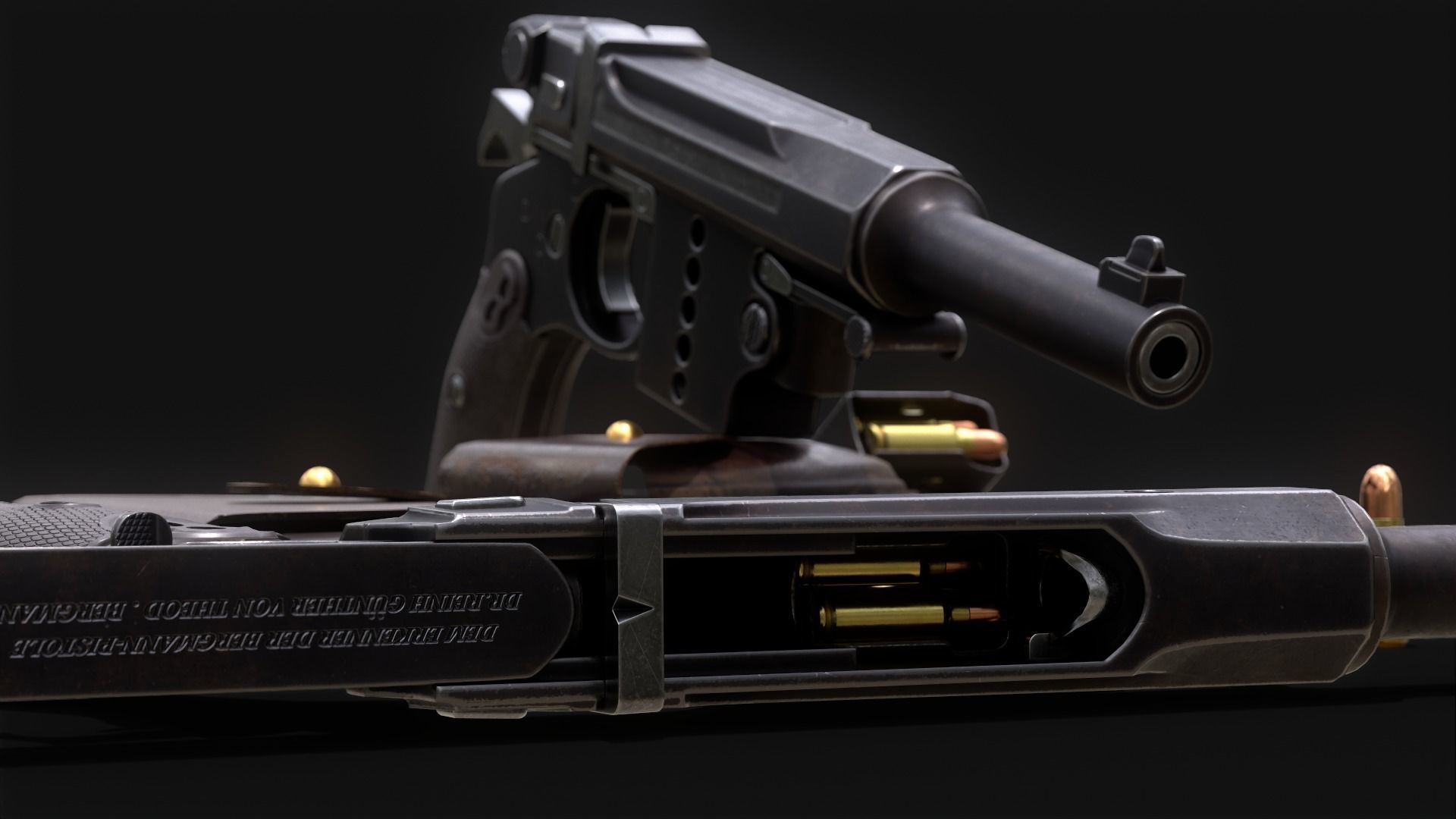 Bergmann No5  Low-poly 3D model_2