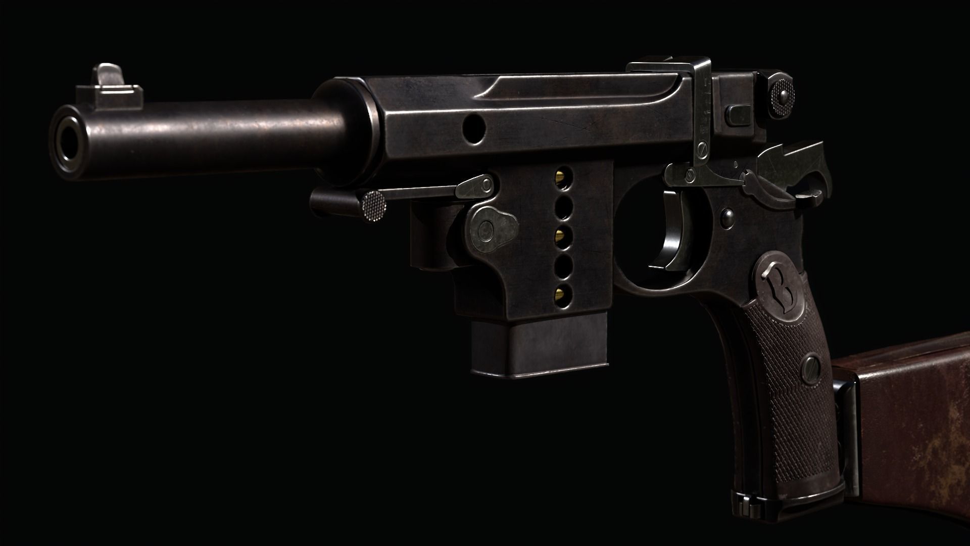 Bergmann No5  Low-poly 3D model_16