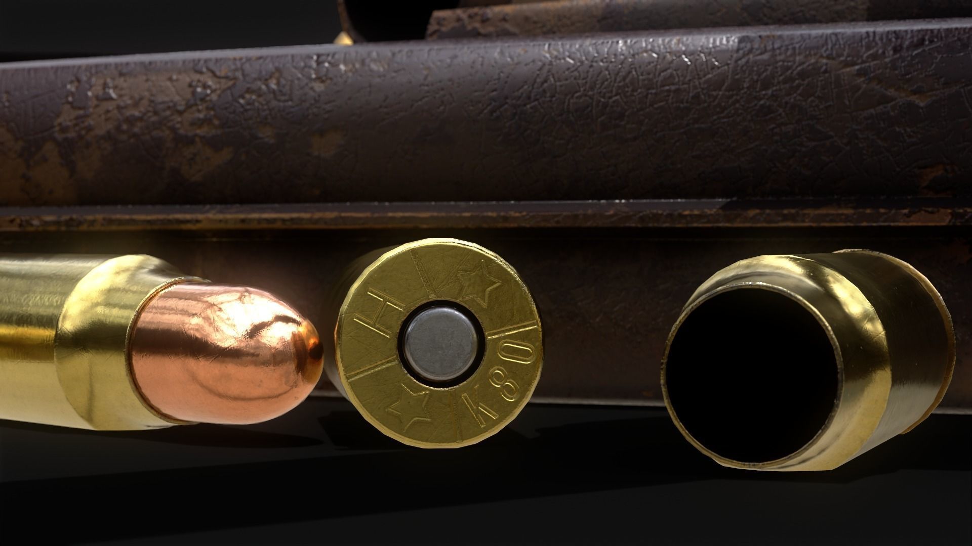 Bergmann No5  Low-poly 3D model_3