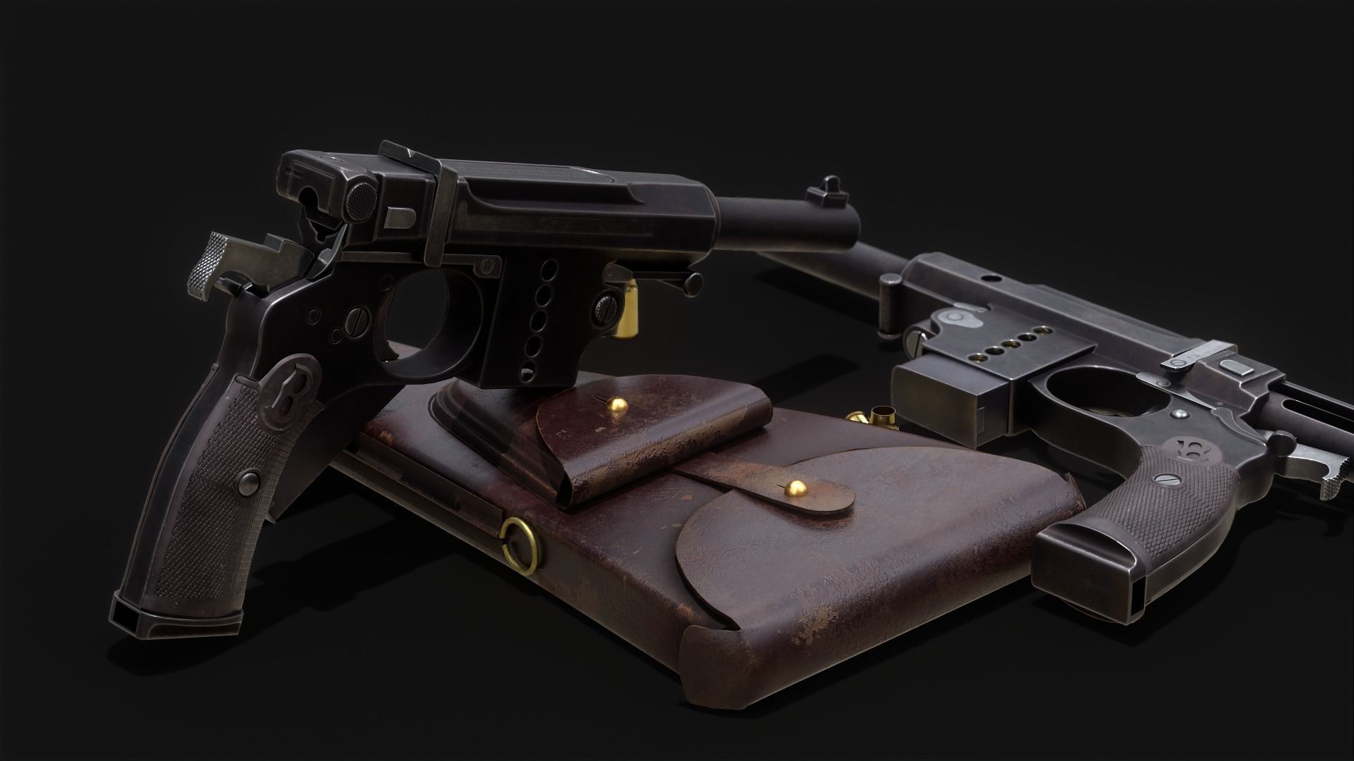 Bergmann No5  Low-poly 3D model_5