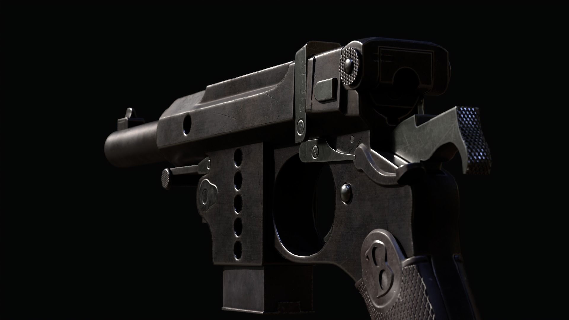 Bergmann No5  Low-poly 3D model_8