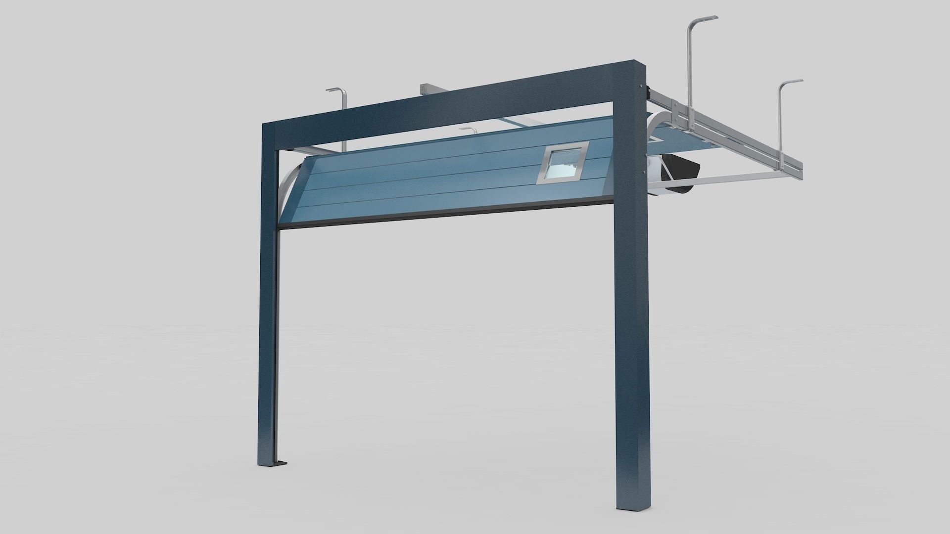 Sectional Garage Door 3D model_20